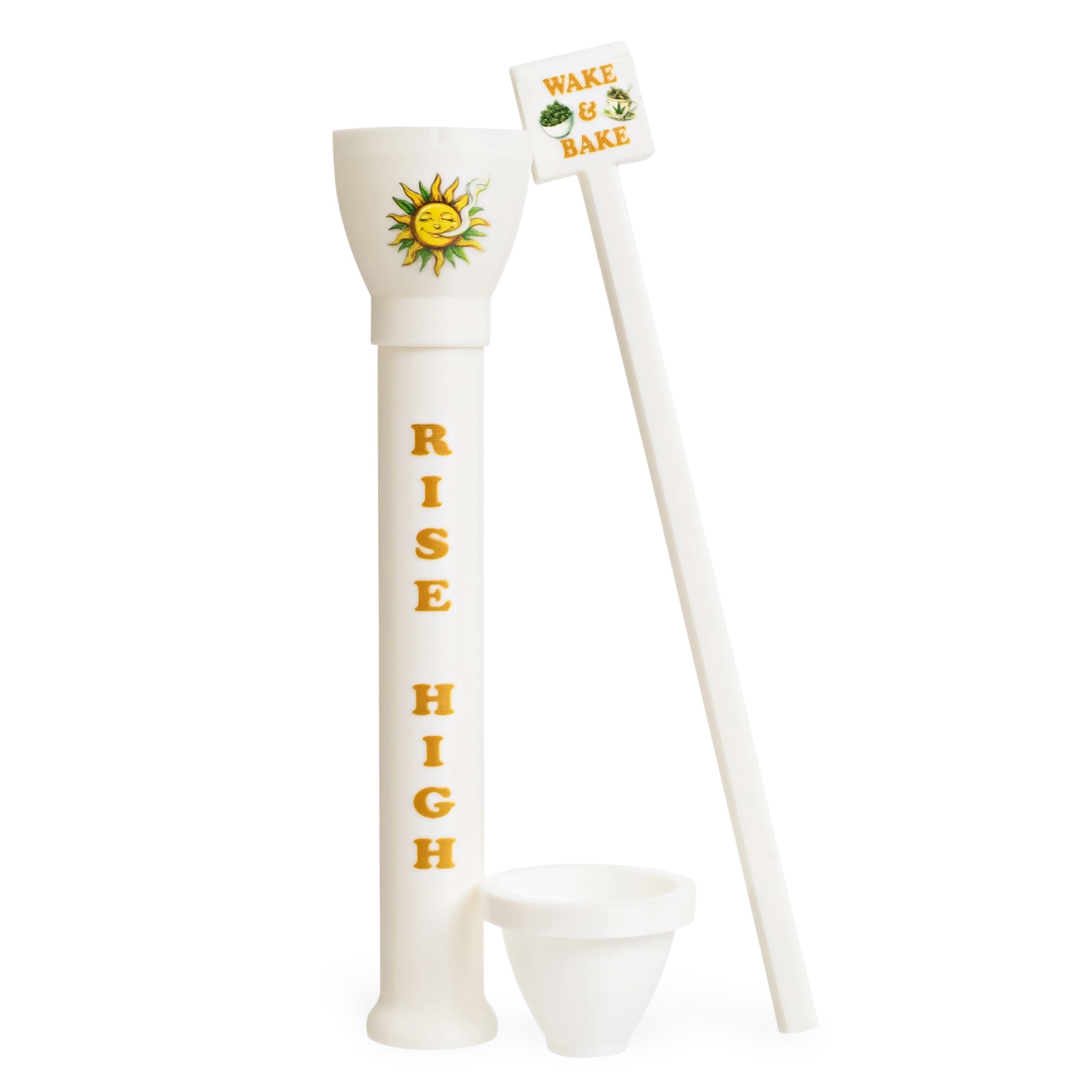 Full Wake and Bake Edition cone loader kit – white Cone Master with cone guard and packer.